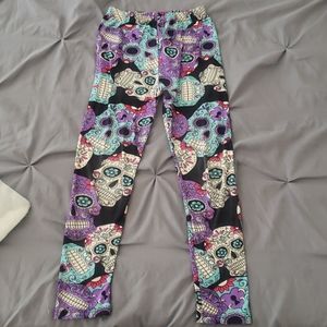 Leggings Depot - Girls Skull Candy